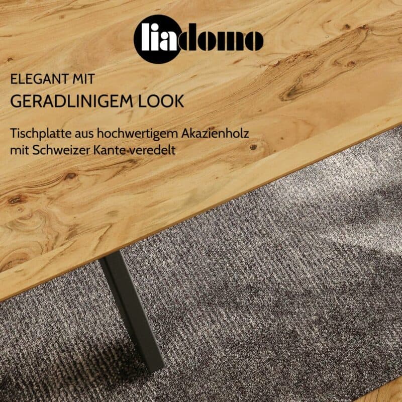 Liadomo Esstisch Bern elegant mit geradlinigem Look