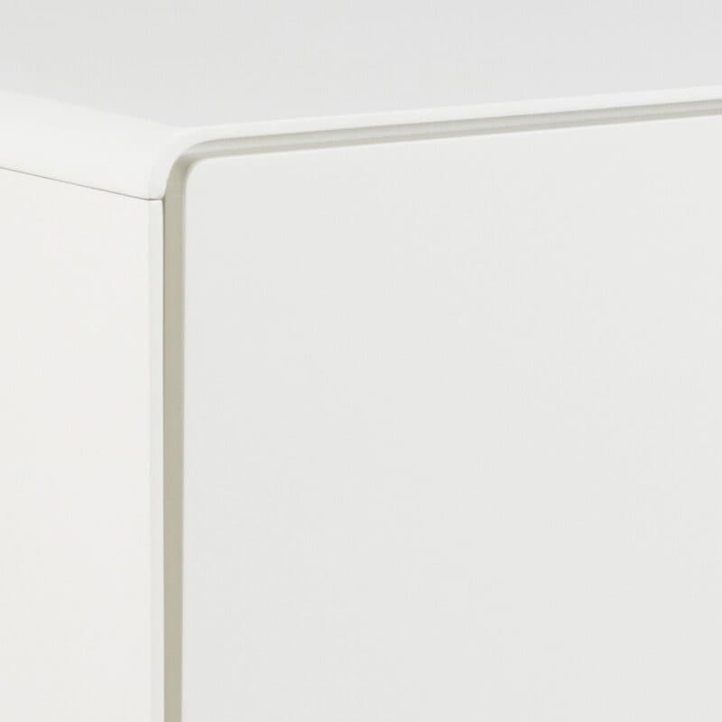 Liadomo Abella Sideboard in Weiß und Eiche mit 6 Schubladen - Detailansicht