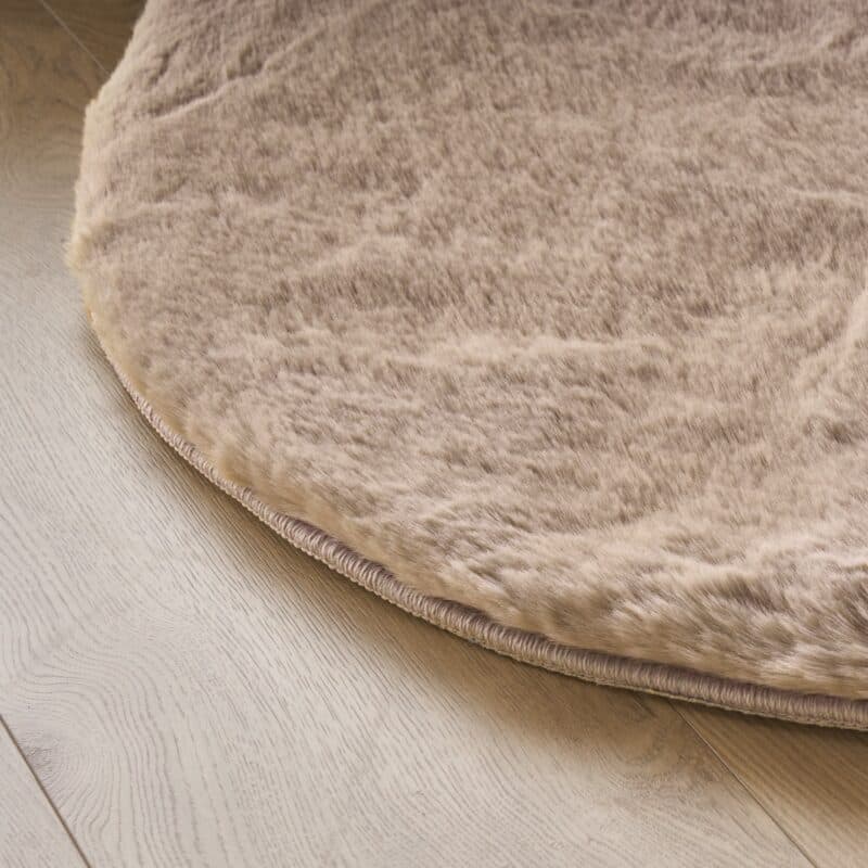Musterring Gustav runder Teppich in Taupe - Detail