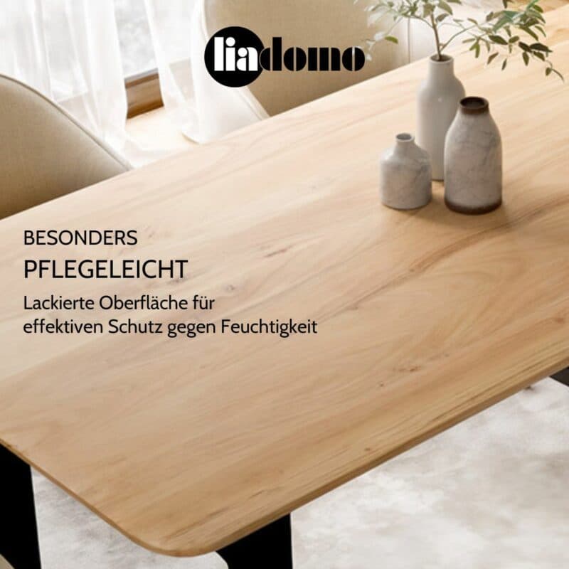 Liadomo Gubio Esstisch besonders Pflegeleicht