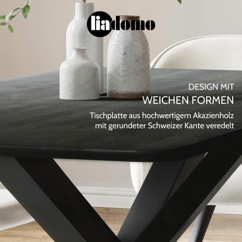 Liadomo Gubio Esstisch Design mit weichen Formen