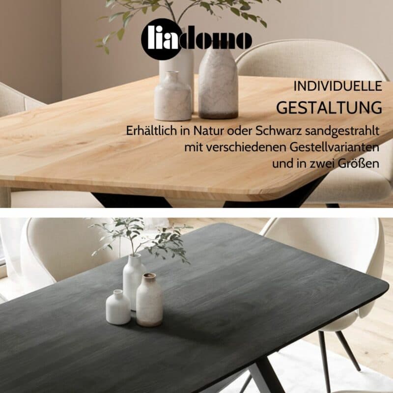 Liadomo Gubio Esstisch individuelle Gestaltung