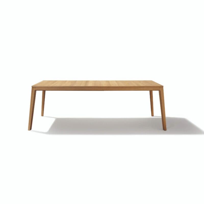 Team 7 „Mylon“ Auszugstisch Eiche, Seitenansicht eingezogen