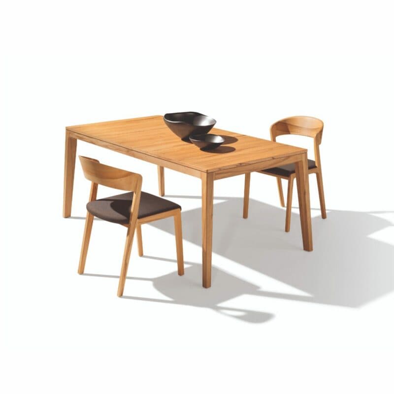 Team 7 „Mylon“ Tisch Kernbuche, Seitenansicht, Ambiente.