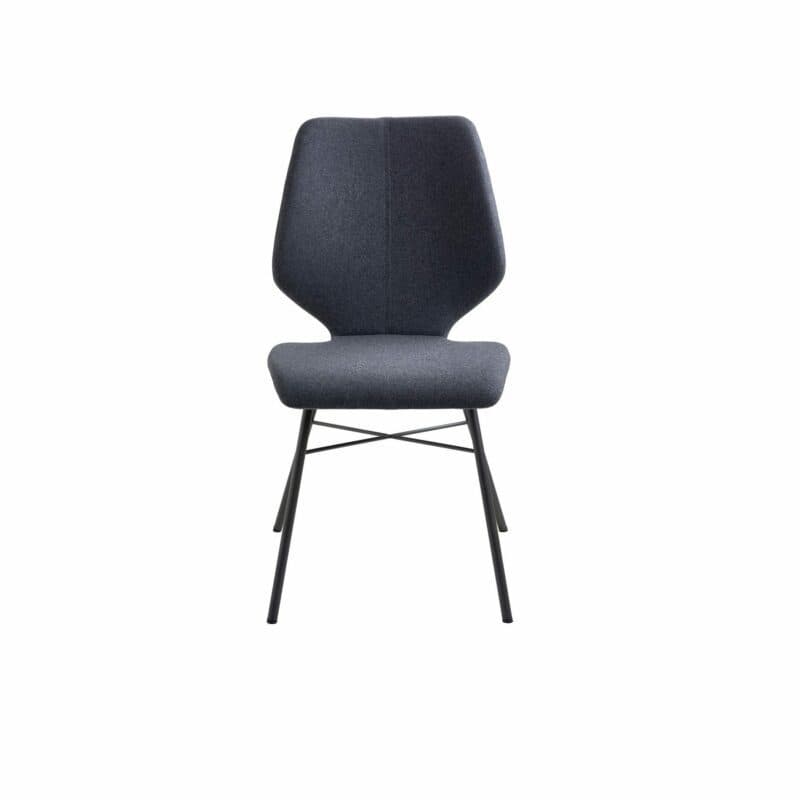 Contur „Penthouse“ Stuhl ohne Armlehne mit Bezug Future Frontansicht