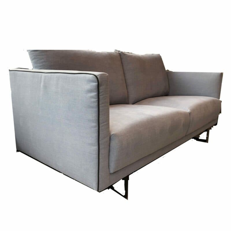 freistil by Rolf Benz „Freistil 133“ Sofabank in Silbergrau Seitenansicht