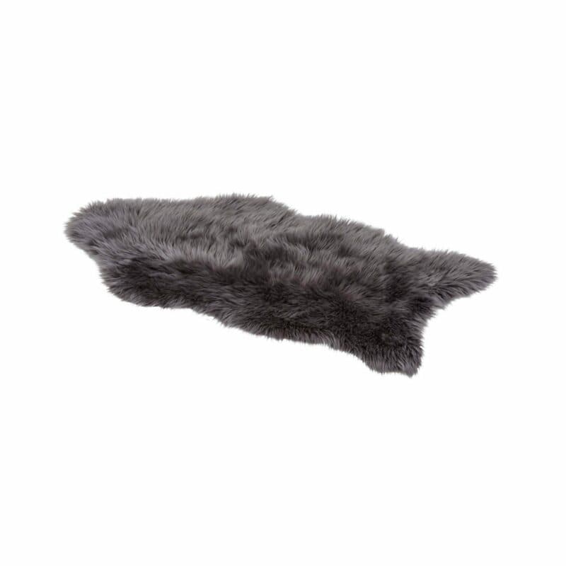 Astra „Mia 170” Teppich in Schaffelform in dunkelgrau