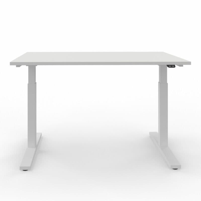 Nowy Styl eUP2 elektromotorischer Steh- und Sitzarbeitstisch mit Gestell weiß