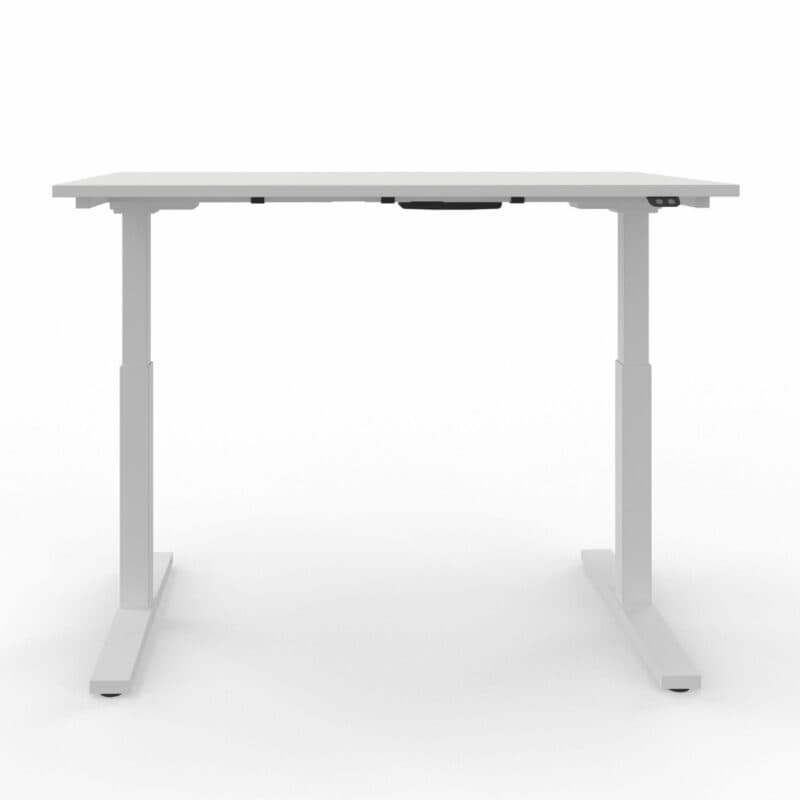 Nowy Styl eUP2 elektromotorischer Steh- und Sitzarbeitstisch mit Gestell weiß