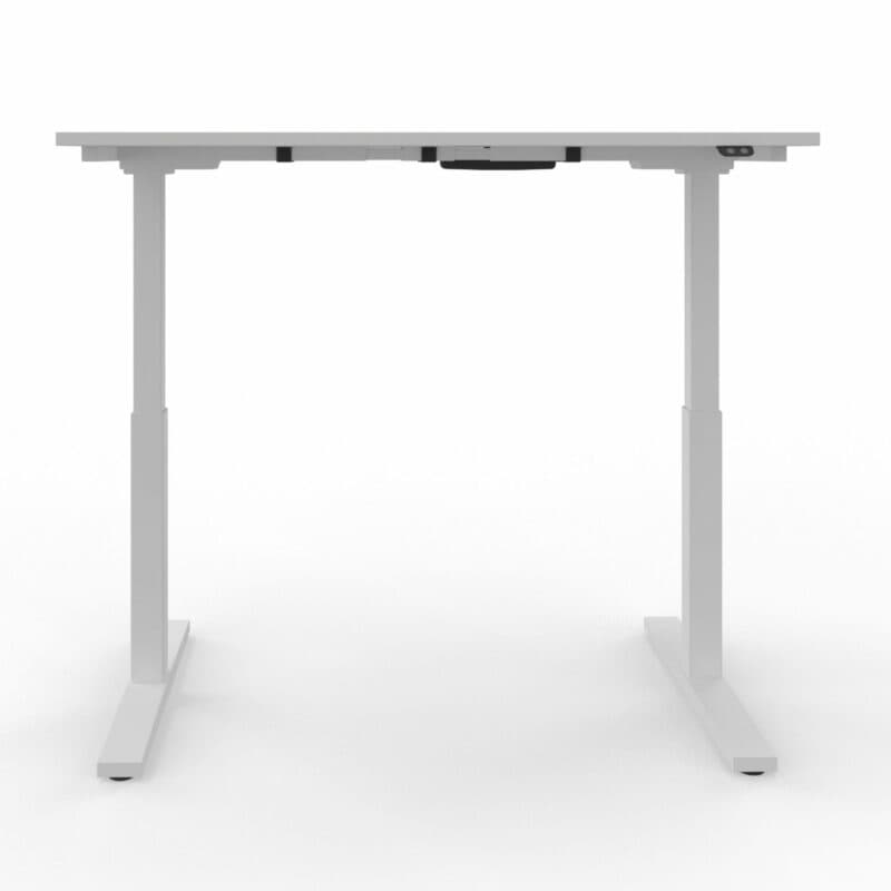 Nowy Styl eUP2 elektromotorischer Steh- und Sitzarbeitstisch mit Gestell weiß
