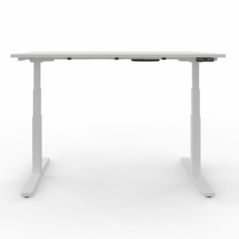 Nowy Styl eUP3 Arbeitstisch weiß – Gestell weiß