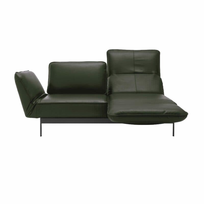 Rolf Benz Mera mit Bezug in Grüngrau und Gestell in Umbragrau