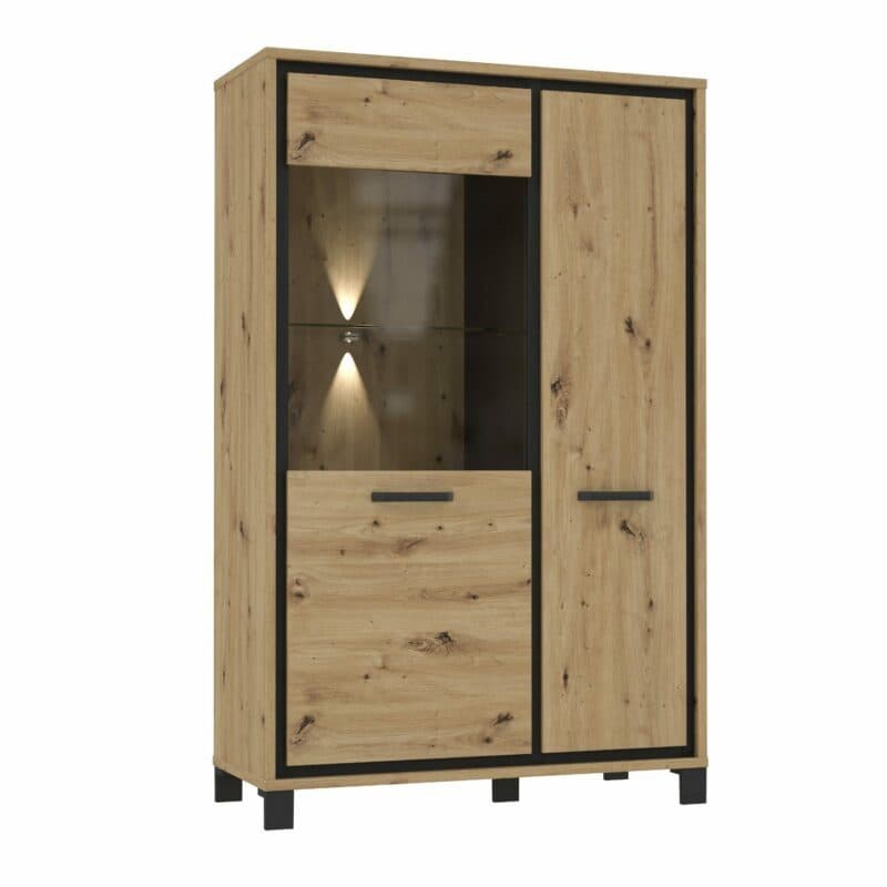Trendstore „Farida“ Highboardvitrine mit Beleuchtung