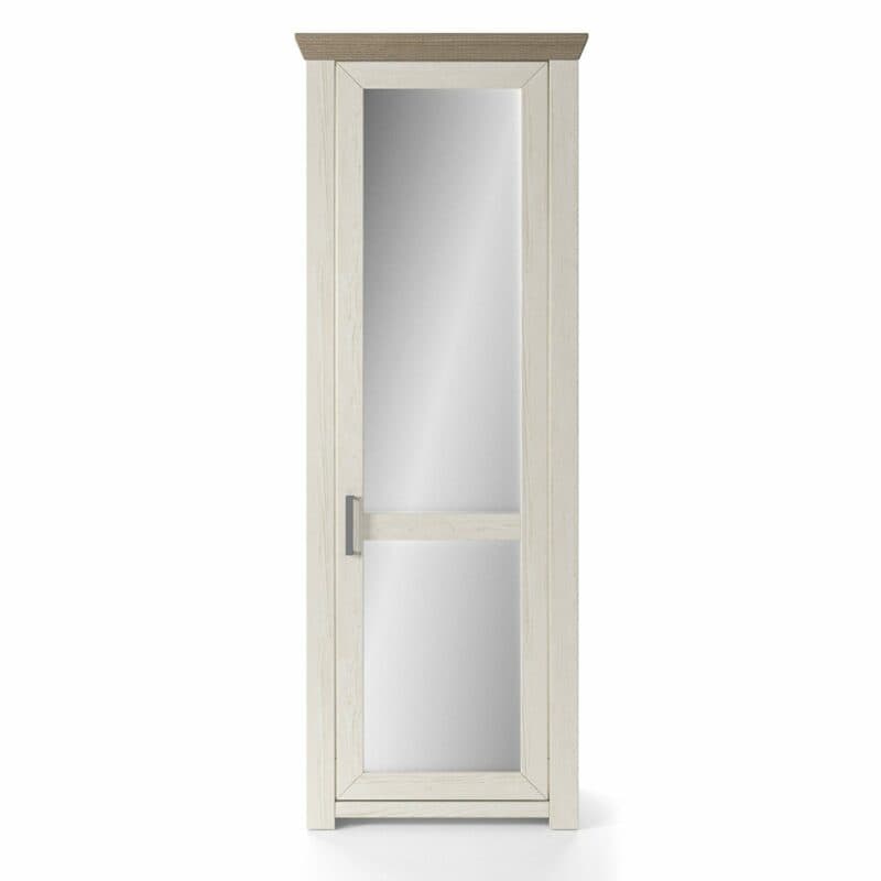 set one by Musterring GA-12 Korpuselement mit Deckplatte in Eiche Nelson Nachbildung und Korpus in Dekor Pino Aurelio in frontaler Ansicht