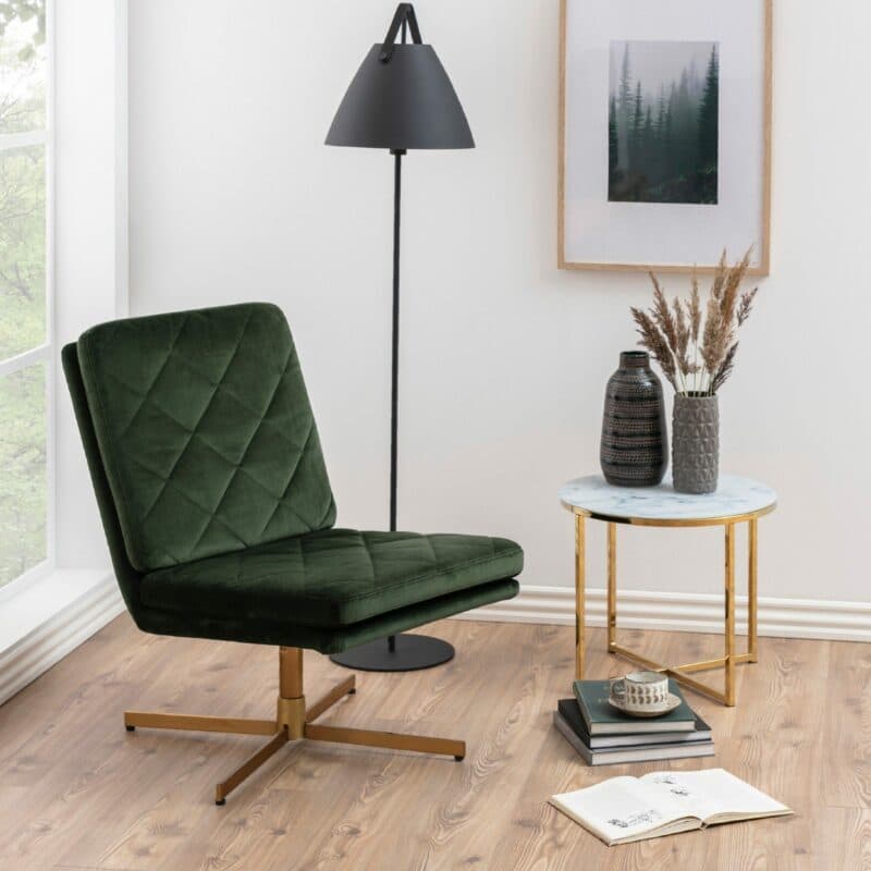 Trendstore „Alenia“ Couchtisch Durchmesser 50 cm Wohnbeispiel