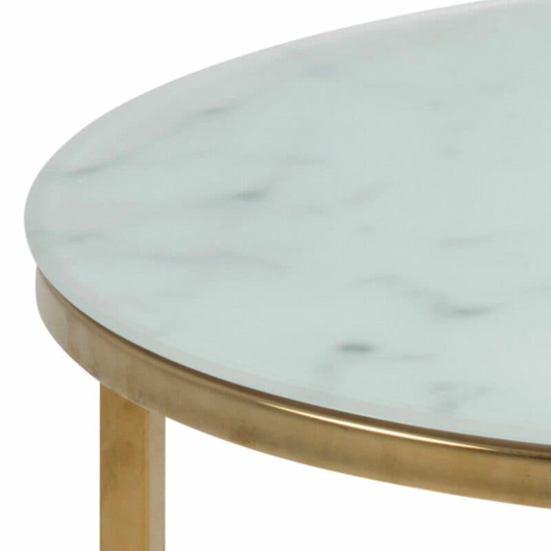 Trendstore „Alenia“ Couchtisch Detailansicht Tischplatte