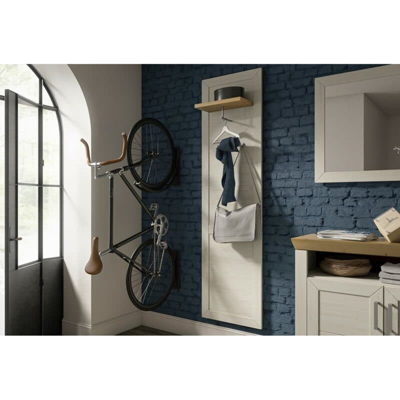 set one by Musterring GA-10 Hängepaneel mit Ablage in Artisan Eiche Nachbildung und Korpus in Dekor Pino Aurelio - Wohnbeispiel