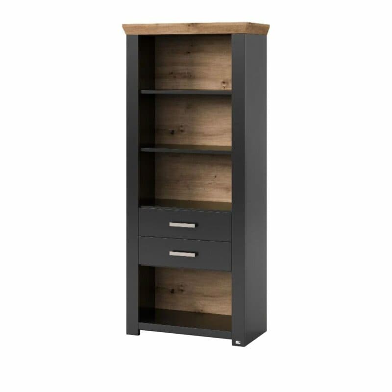 set one by Musterring Type 11 Standregal in Dekor anthrazit – Perspektive