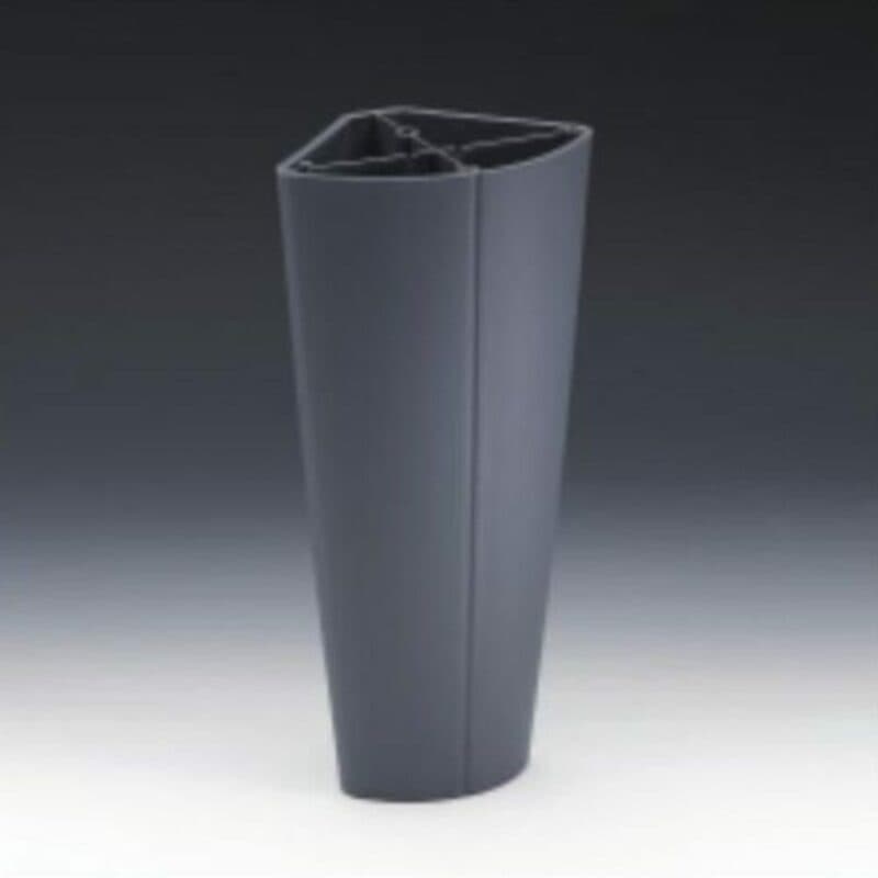 Tempur Dualfuß – schiefergrau Detail