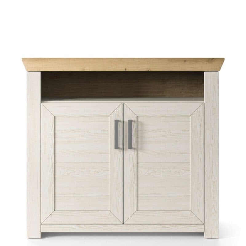 set one by Musterring Sideboard York GA-02 mit Deckplatte in Artisan Eiche Nachbildung und Korpus in Dekor Pino Aurelio