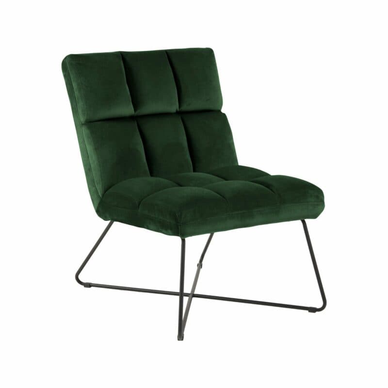 Trendstore „Aila“ Loungestuhl in Waldgrün