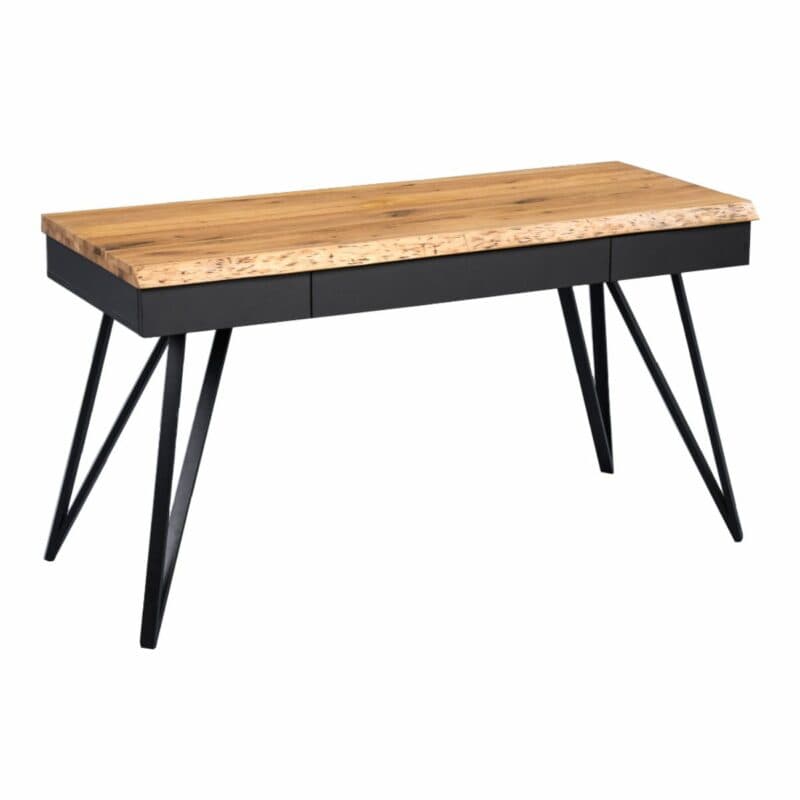 Trendstore Meira Schreibtisch in seitlich frontaler Ansicht