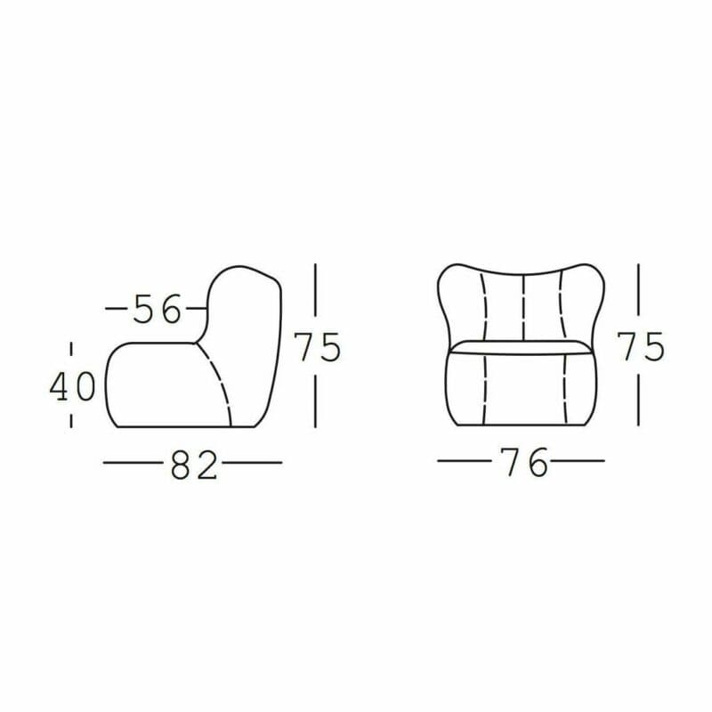freistil by Rolf Benz Freistil SE 173 Sessel - Skizze
