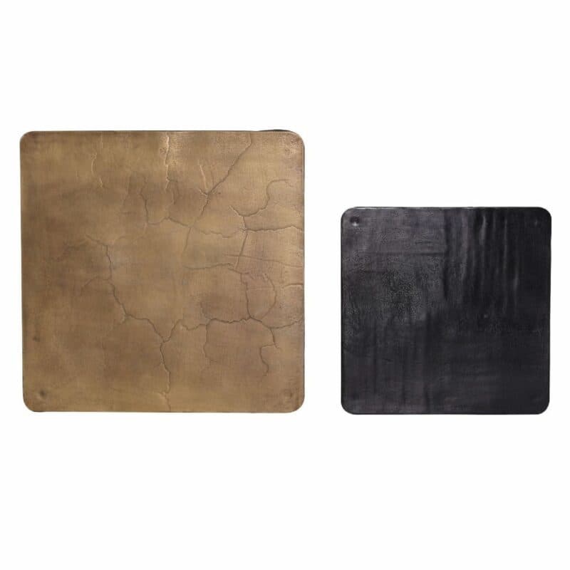 Comfort Republic Luka Linn Tischset aus 2 Beistelltischen in Ansicht von oben.