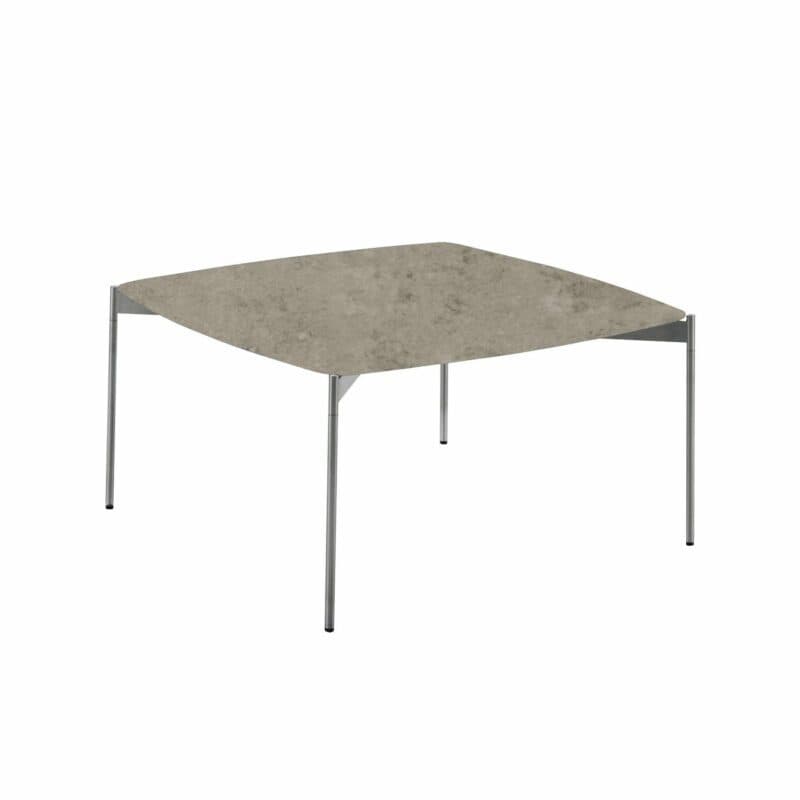 Venjakob LS 996719 Couchtisch mit Keramikplatte und Metallgestell als Freisteller.