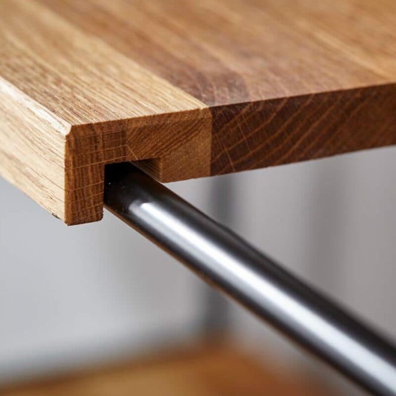 Natura Hartford Standregal in Detailansicht Regalboden und Gestell