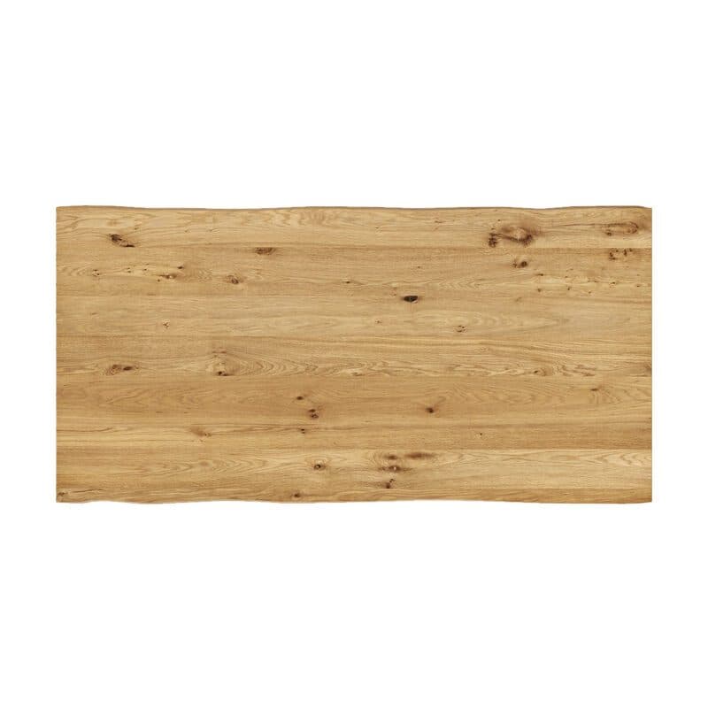 Trendstore Sitting Easy Esstisch mit Spinnenfuß Tischplatte Wildeiche von oben