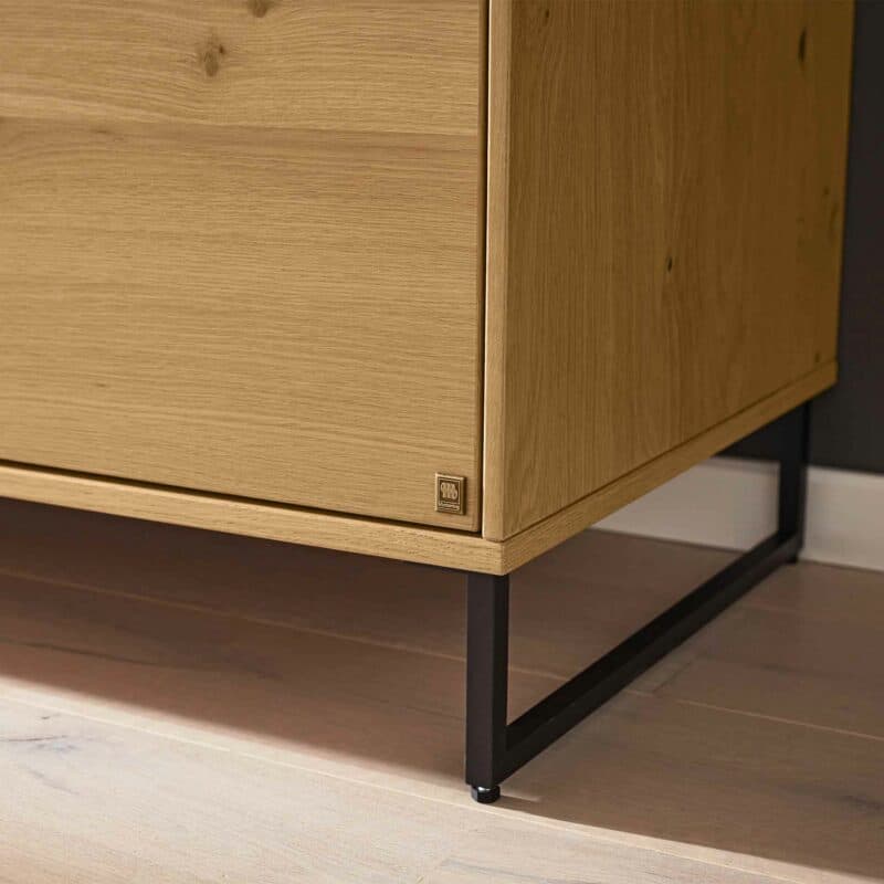 Musterring Kara-Frame 4-tlg. Wohnwand Detailansicht Sideboard