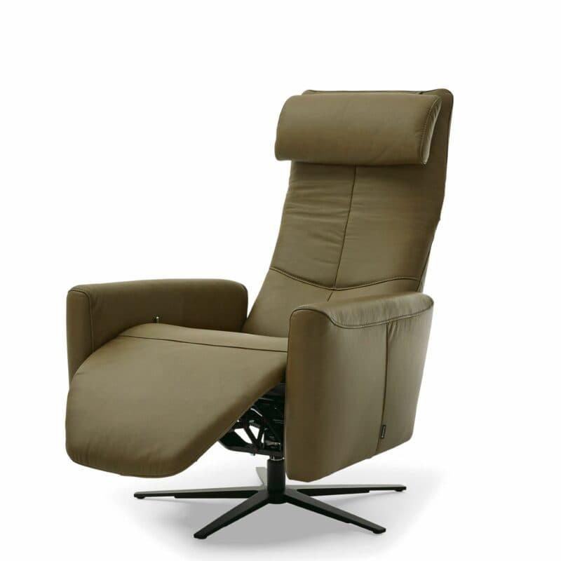 Musterring MR 261 Relaxsessel Bezug Leder Vivre moos mit manuellen Funktionen