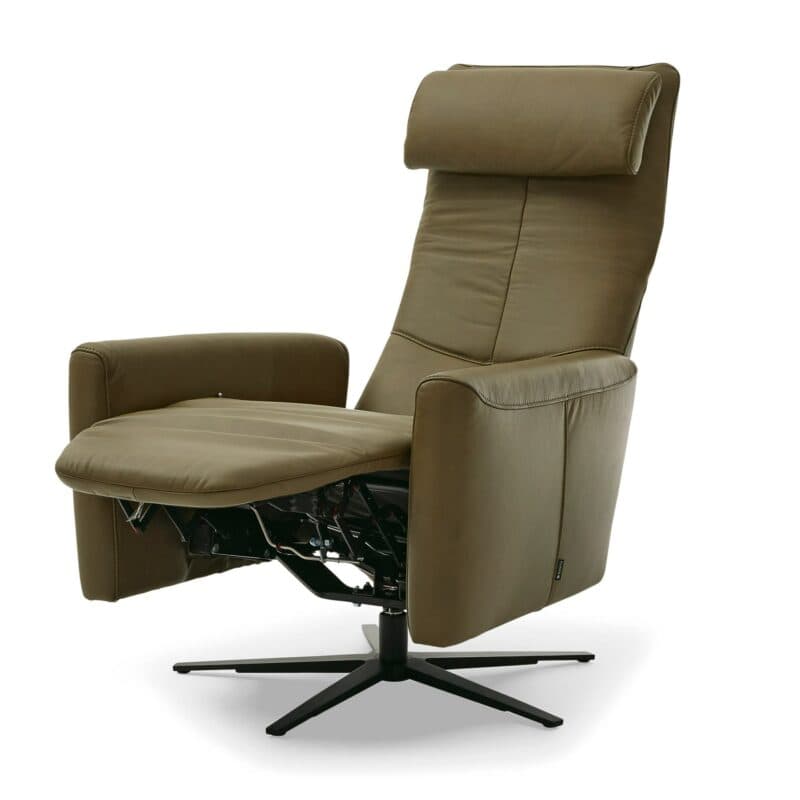 Musterring MR 261 Relaxsessel Bezug Leder Vivre moos mit manuellen Funktionen