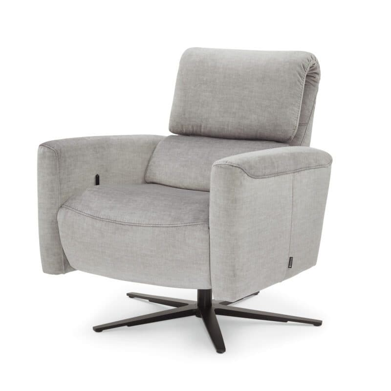 Musterring MR 261 Relaxsessel in Textilbezug Joyce silber.