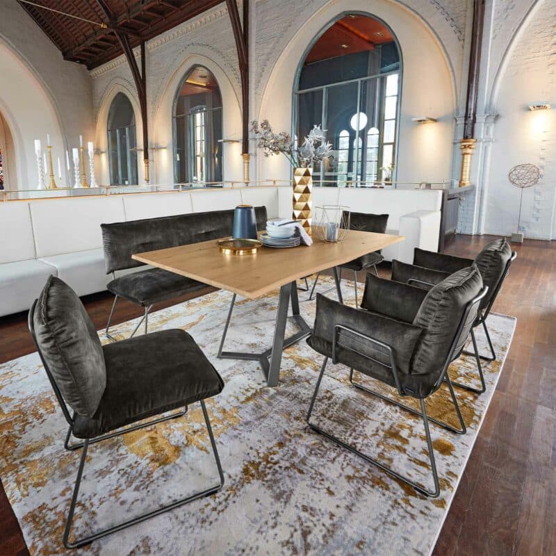 Wohnbeispiel: Musterring Pinero Esszimmerstühle und Sitzbank