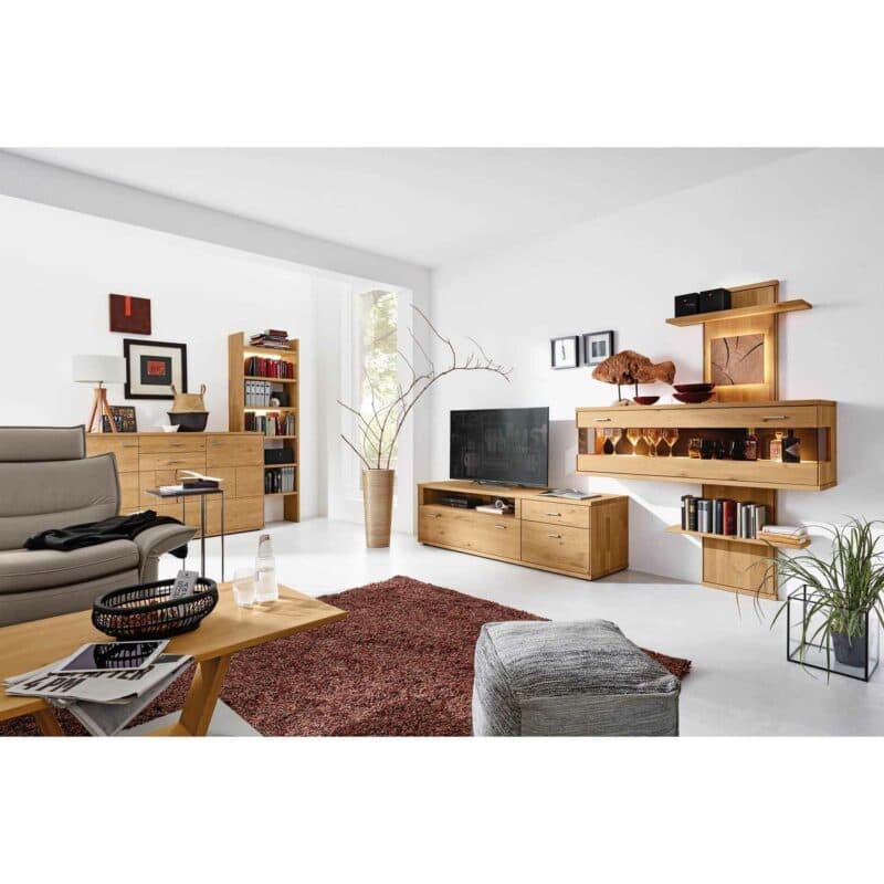 Musterring Portland Sideboard mit Regal – Wohnbeispiel