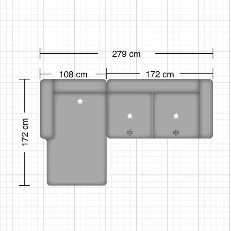 Couchliebe Houston Elementgruppe Bezug Vivre Greystone Skizze