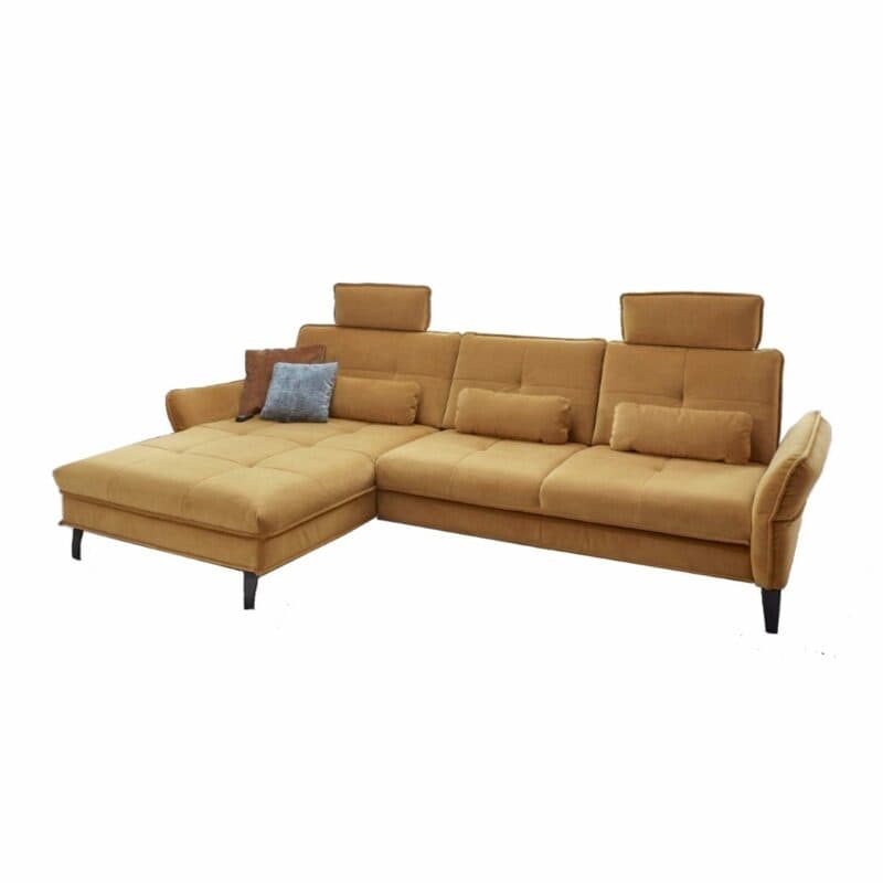 Couchliebe Key West Sofa mit Ottomane links und Komfortfunktion