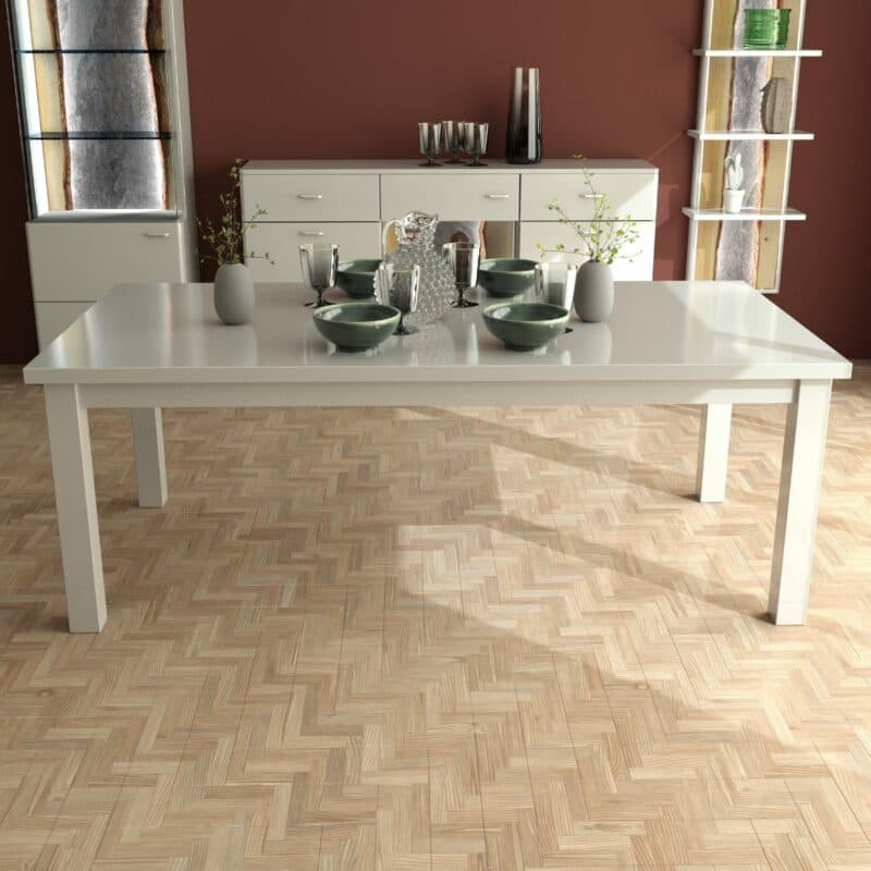 set one by Musterring Tacoma Esstisch in Dekor weiß arctic, 200 x 100 cm