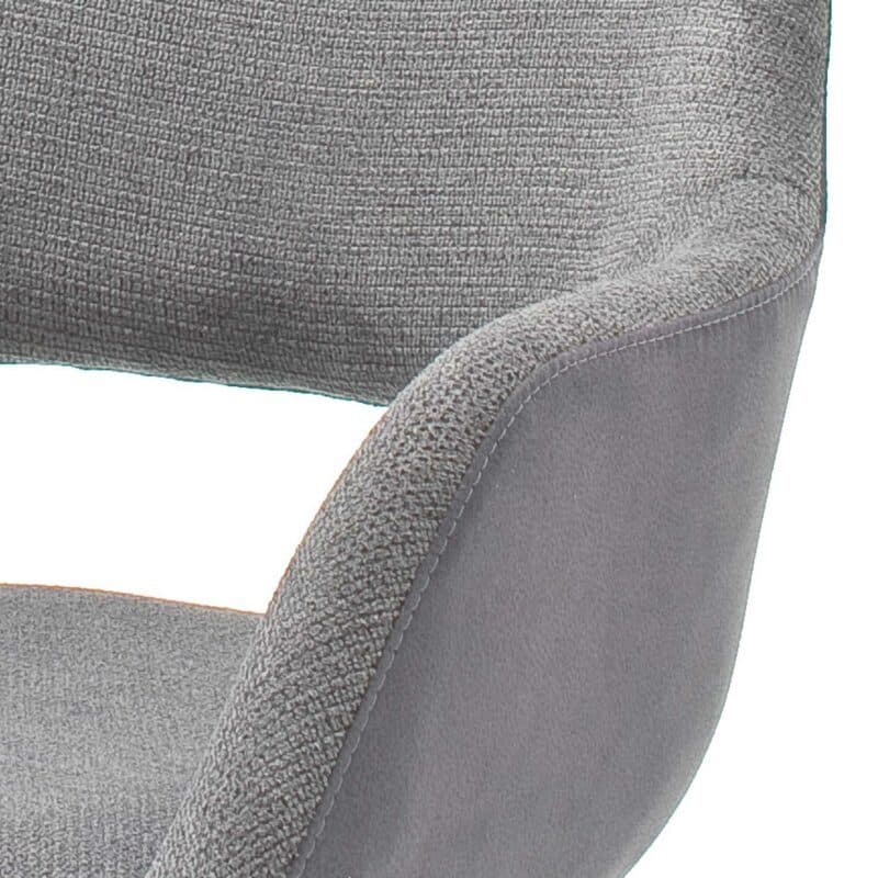 Trenstore Macie Armlehnstuhl in Bezug Fantasy 8205/Arizona 4411 lichtgrau