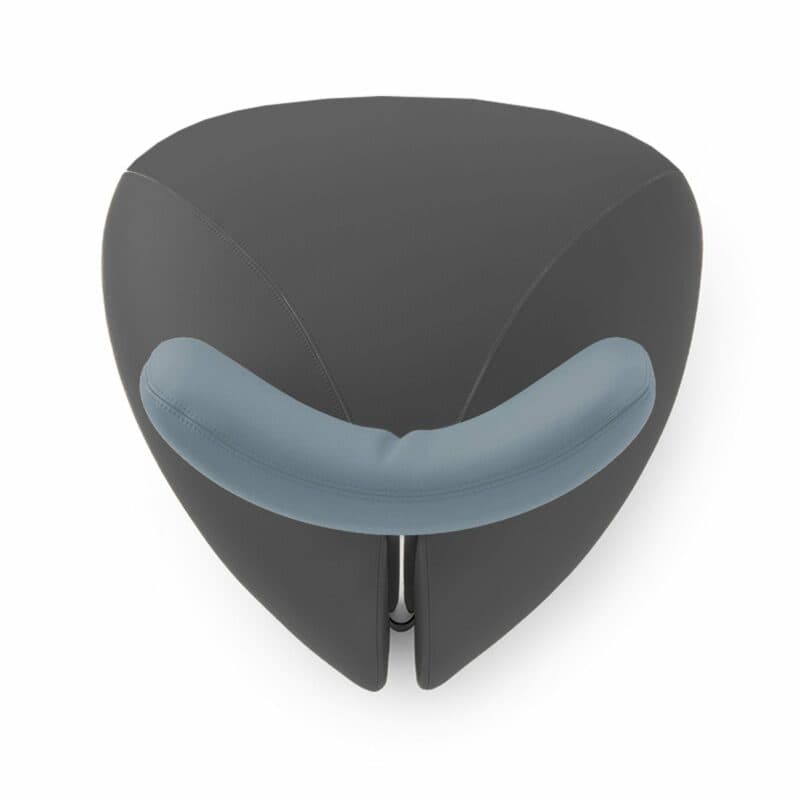 Leolux Pallone Sessel in Leder Senso Ombra und Heaven