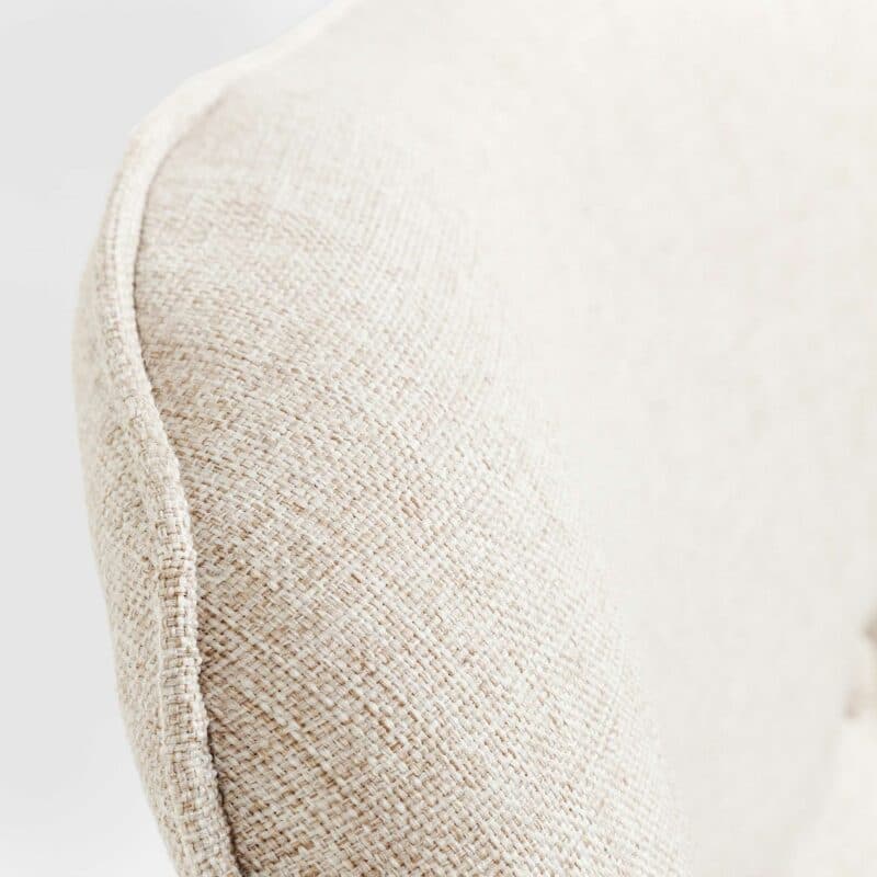 Kare Design Vicky Sessel in Beige Detailansicht Bezug
