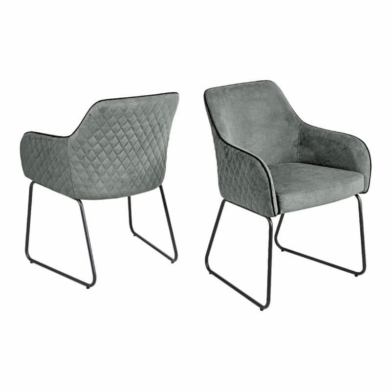 set one by Musterring Hampton Armlehnstuhl in anthrazit – Set