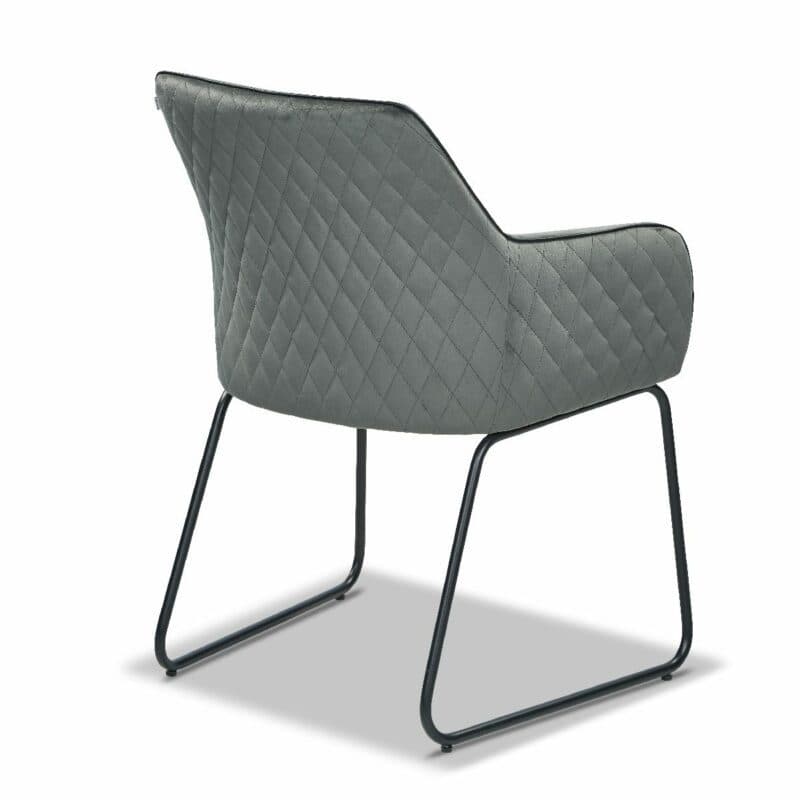 set one by Musterring Hampton Armlehnstuhl in anthrazit – Rückenansicht