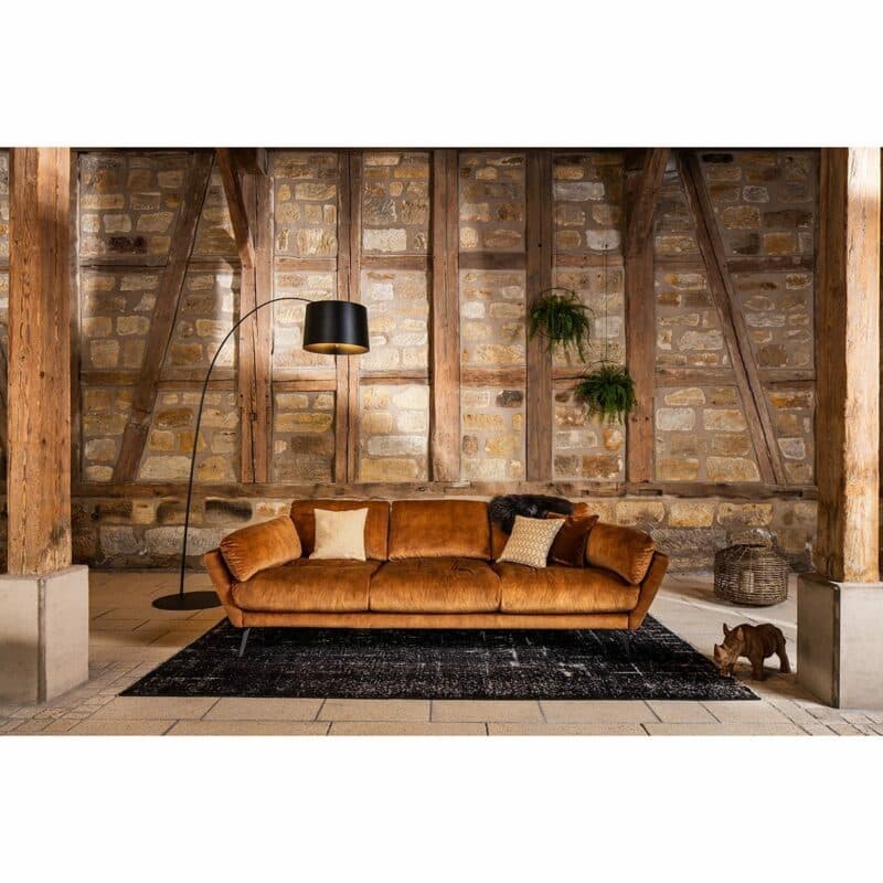 Willi Schillig Softy Megasofa cognac – Wohnbeispiel