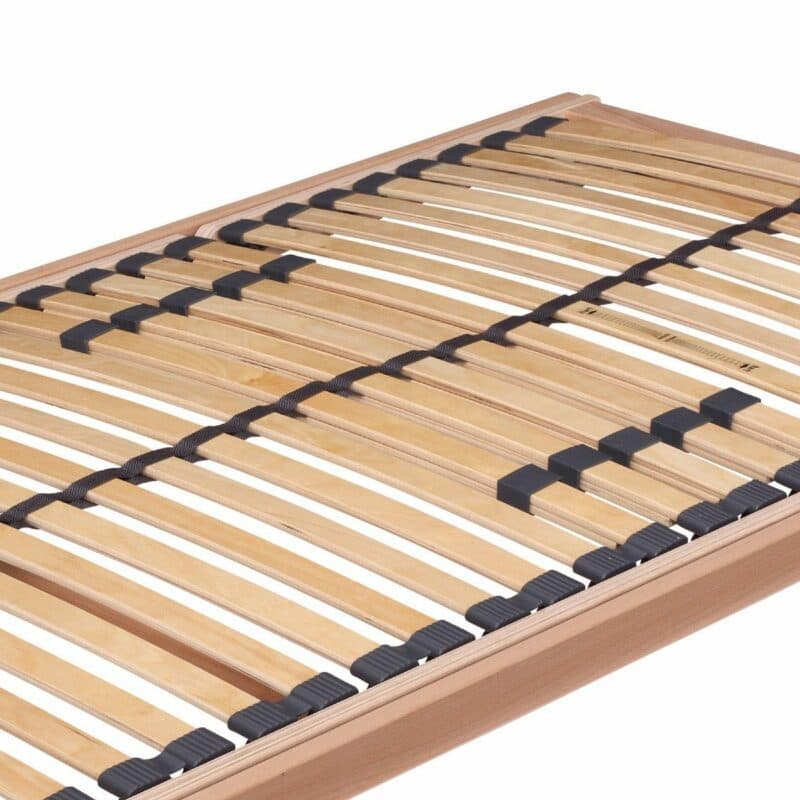 Hn8 Schwarzwald Schlafsysteme Hadice Lattenrost mit Härtegradregulierung in Detailansicht.