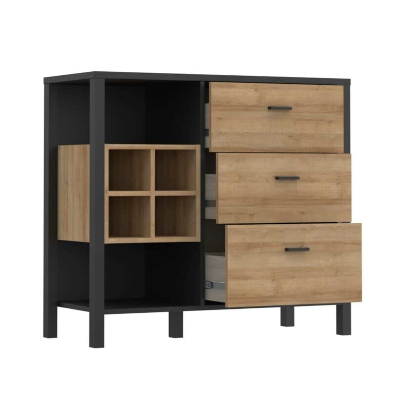 Trendstore Farold Kommode mit Schubladen offen