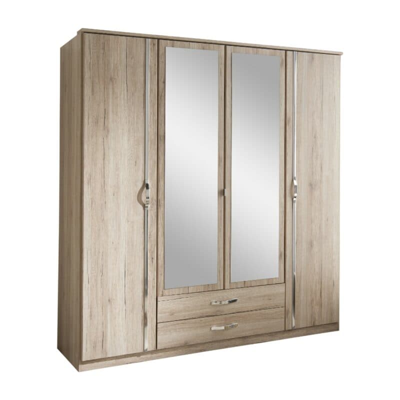 Wimex Duo Kleiderschrank in Eiche Dekor - Freisteller