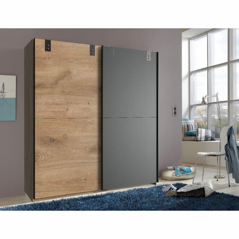 Wimex Liverpool Schwebetürenschrank mit Breite 180 cm – Wohnbeispiel